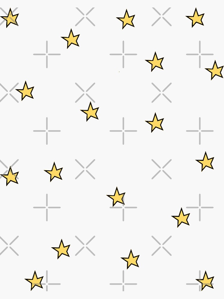 "baby yellow stars sticker pack" Sticker by Mikelazv Redbubble