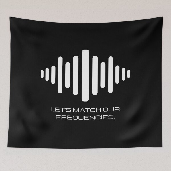 Item preview, Lets Match Frequencies - BLACK designed and sold by nunoelias.