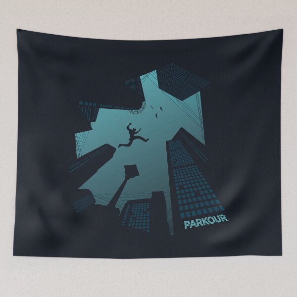 Item preview, Parkour Cool Silhouette designed and sold by CoolSilhouettes.
