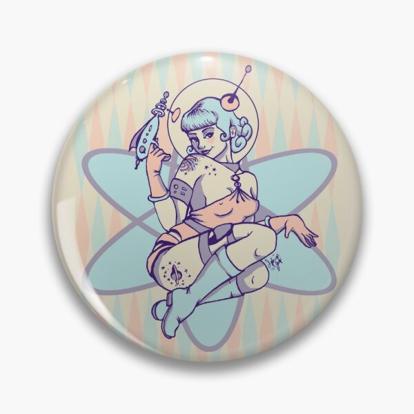 Space Babe Pin