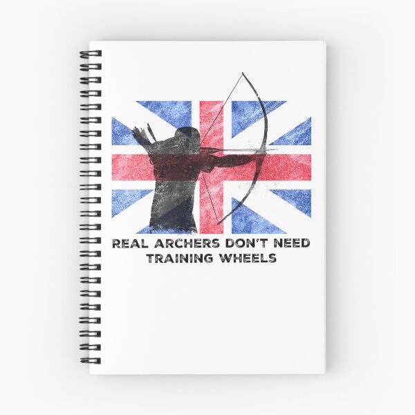 Item preview, Traditional Archery Union Jack Real Archers Don't Need Training Wheels designed and sold by wdyoungblood.