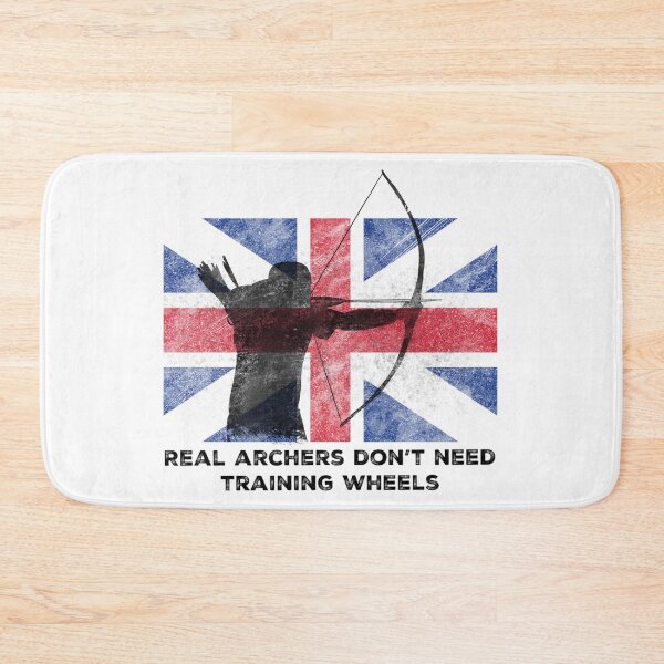 Item preview, Traditional Archery Union Jack Real Archers Don't Need Training Wheels designed and sold by wdyoungblood.
