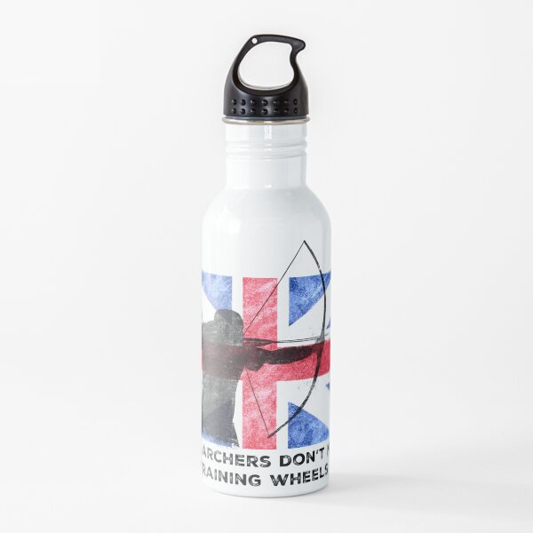 Tiro con arco tradicional Union Jack Los arqueros reales no necesitan ruedas de entrenamiento Botella de agua