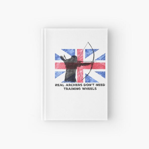 Tiro con arco tradicional Union Jack Los arqueros reales no necesitan ruedas de entrenamiento Cuaderno de tapa dura