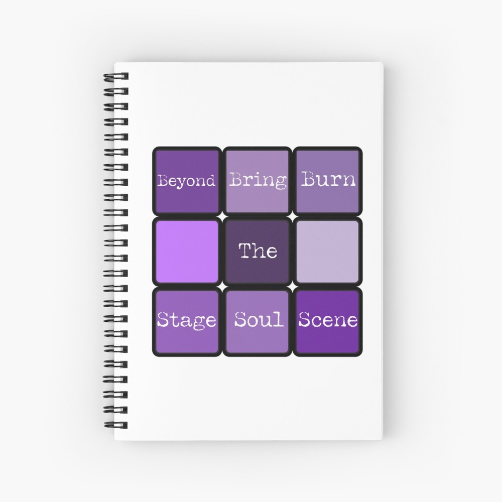 BTS Cube Spiral Notebook