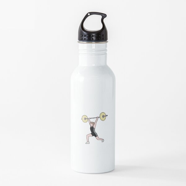 Levantador de pesas juvenil Botella de agua