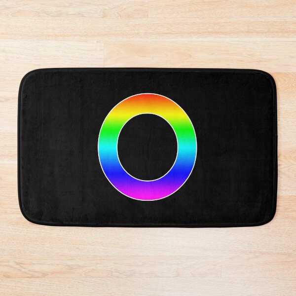 Item preview, The Letter O - Monogram in Rainbow Gradient designed and sold by Bumblefuzzies.