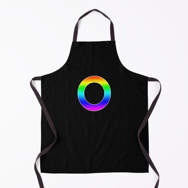 Item preview, The Letter O - Monogram in Rainbow Gradient designed and sold by Bumblefuzzies.