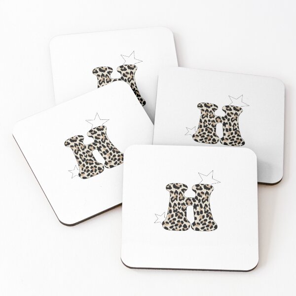 Item preview, cheetah print H (with stars) designed and sold by Kaitlyn K.