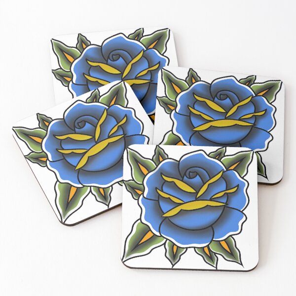 Item preview, Traditional Rose (Blue) designed and sold by FlashByFrancis.