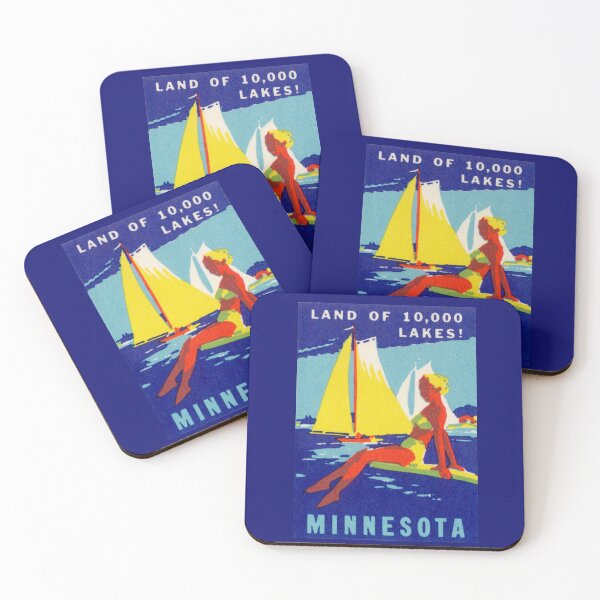 Item preview, 1940 Minnesota, Land of 10,000 Lakes designed and sold by historicimage.