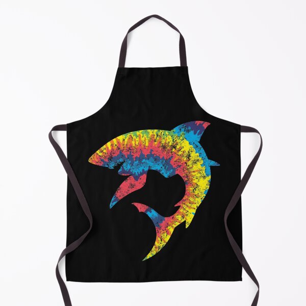 Item preview, Tie dye retro shark profile designed and sold by jodirm.