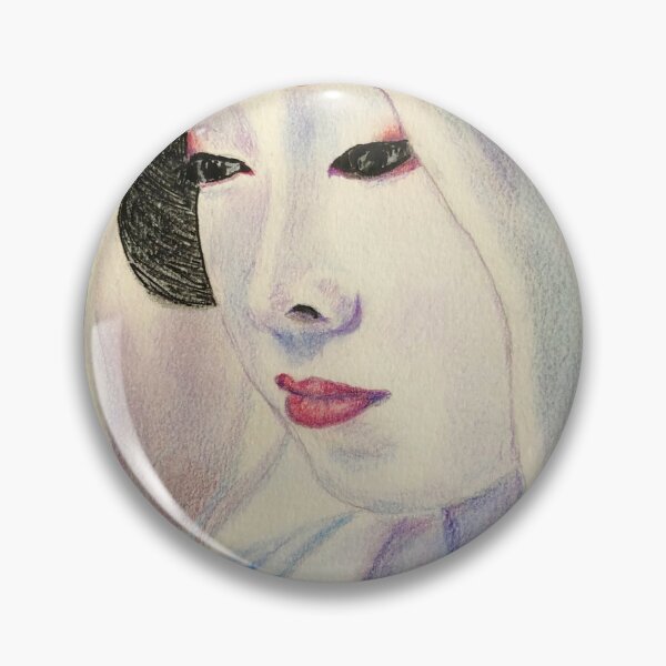 Item preview, Portrait of Geisha in Traditional Oshiroi (伝統芸者) designed and sold by ThomMorris.