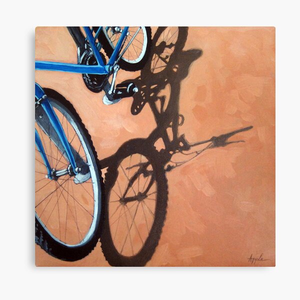 Item preview, Just For One - Cycling bicycle art oil painting designed and sold by LindaAppleArt.