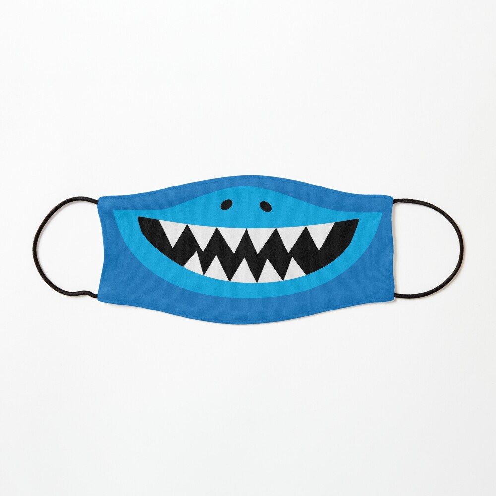 Kids Face Mask Shark Teeth Smiling Mask