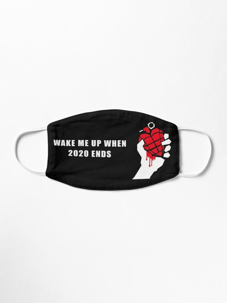 Alternate view of Wake Me Up When 2020 Ends Design Mask