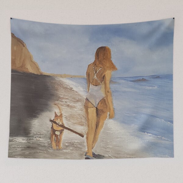 Item preview, Play Time oil painting by tabitha kremesec designed and sold by Tabitha Kremesec.