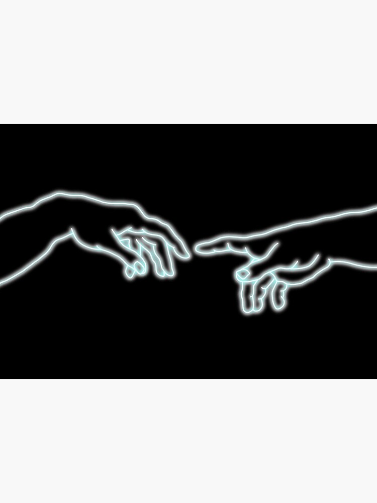 the creation of adam neon sign