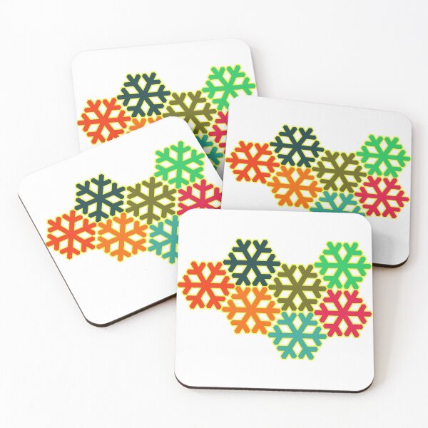 Item preview, Colorful snow flakes designed and sold by moca117.