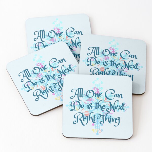 Item preview, All One Can Do Is The Next Right Thing // Frozen 2 designed and sold by KylieBeth Designs.