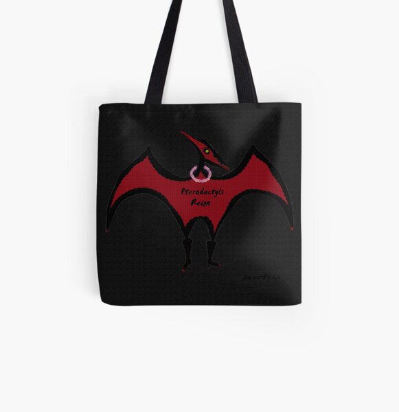 pterodactyl art All Over Print Tote Bag