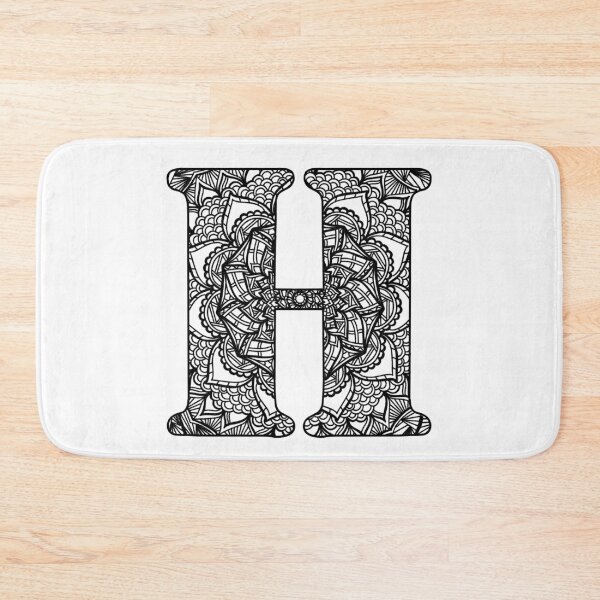 Item preview, Mandala Letter H designed and sold by lizashev.