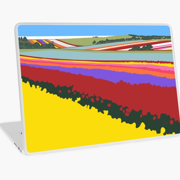 Tulip Fields, Table Cape Laptop Skin