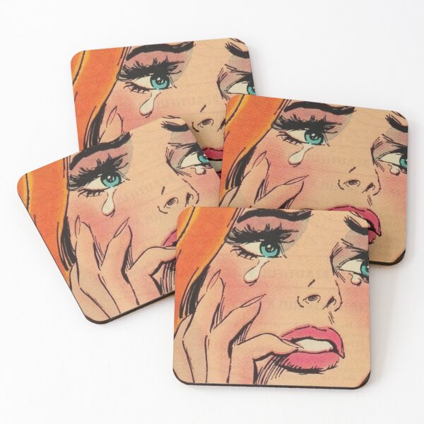 Item preview, Retro Art: Woman crying  designed and sold by Mayajs.