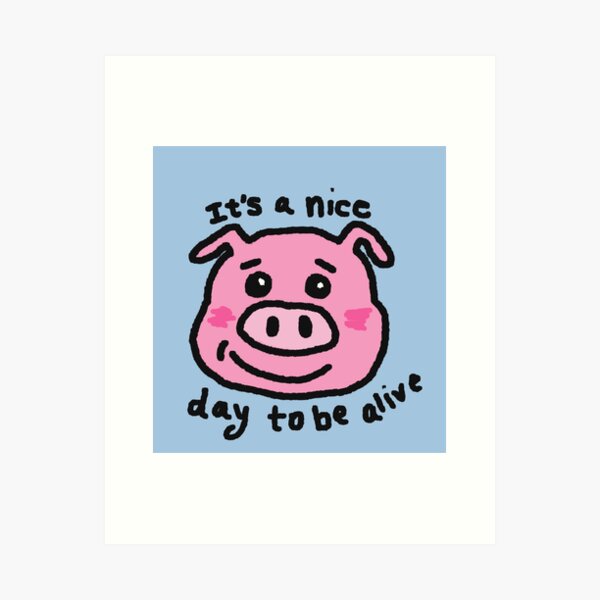 Item preview, Pig Loves Life designed and sold by miamobe11.