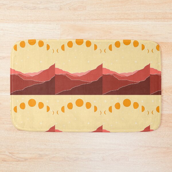 Item preview, Gold Moon and Red Mountains designed and sold by ccmde.