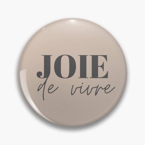 Item preview, Joie de Vivre Dark French Quote designed and sold by linedesigns.