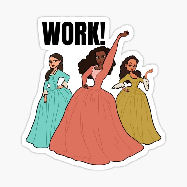 Schuyler Sisters Art Stickers Redbubble