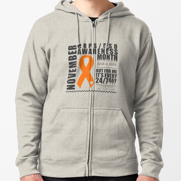 November CRPS Awareness Month Zipped Hoodie