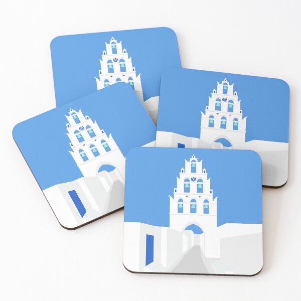 Item preview, Bell Tower, Megalochori Village, Santorini, Greece designed and sold by Lyman Creative Co..