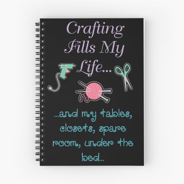 Item preview, Crafting Fills My Life | Hobby and Craft Lover  designed and sold by Dancing Dolphin Crafts.