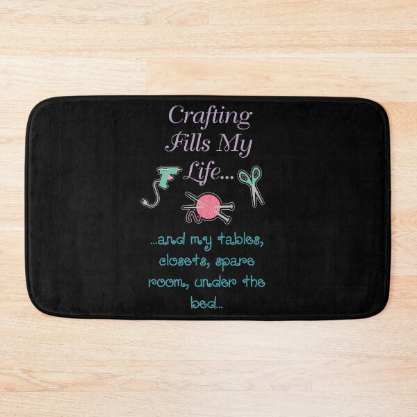 Item preview, Crafting Fills My Life | Hobby and Craft Lover  designed and sold by Dancing Dolphin Crafts.