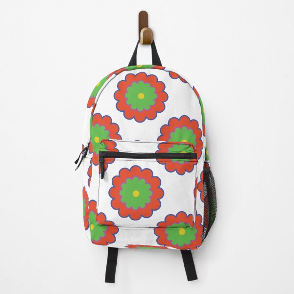 Item preview, Blue Red Green Yellow Flower Like Pattern Design designed and sold by MimsTees.