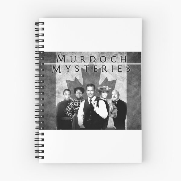 Item preview, Murdoch Mysteries Design with Canadian Flag in black and white designed and sold by art-deco-lady.