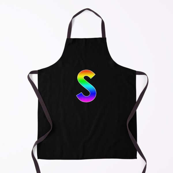 Item preview, The Letter S - Monogram in Rainbow Gradient designed and sold by Bumblefuzzies.