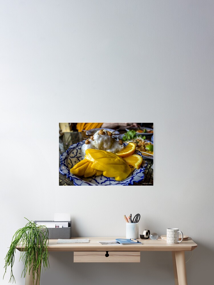 Thumbnail 2 of 3, Poster, Mangos and Sticky Rice designed and sold by MikellHerrick.
