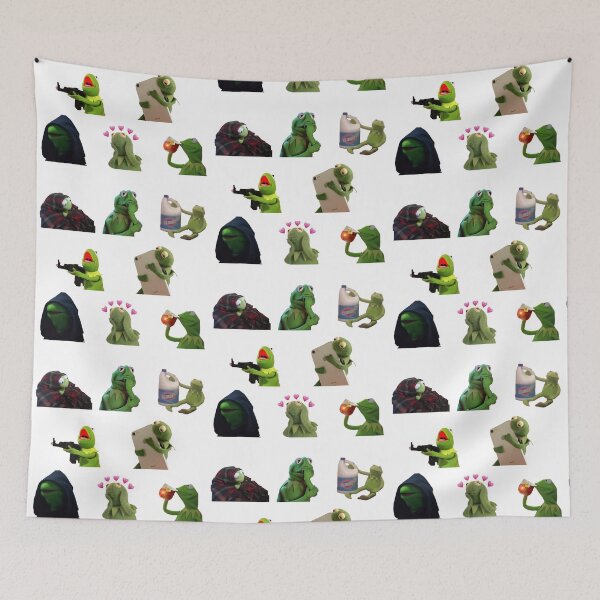 Item preview, Kermit meme sticker pack designed and sold by blue-liv.