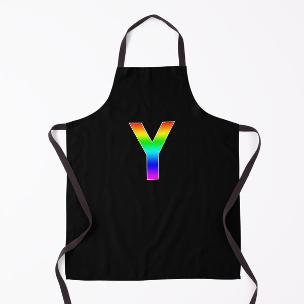 Item preview, The Letter Y - Monogram in Rainbow Gradient designed and sold by Bumblefuzzies.