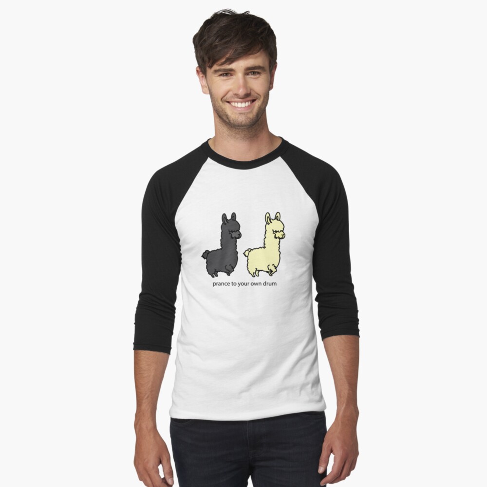 Item preview, Baseball ¾ Sleeve T-Shirt designed and sold by upsidedowngrin.