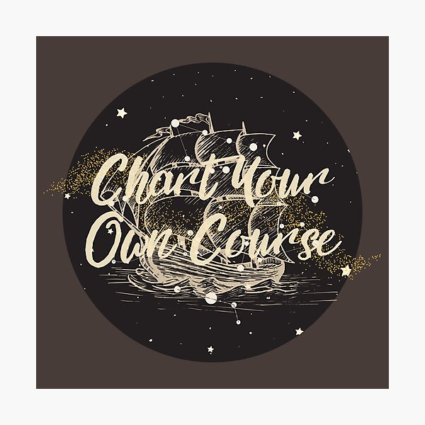 Item preview, Chart Your Own Course // Treasure Planet designed and sold by KylieBeth Designs.