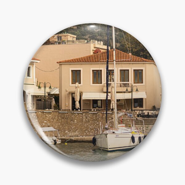 Item preview, Sailboat in Nafpaktos Fortress designed and sold by KensLensDesigns.