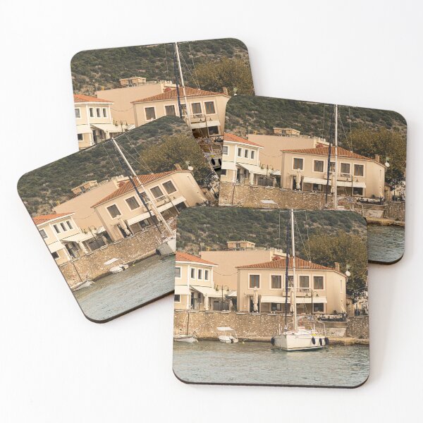 Item preview, Sailboat in Nafpaktos Fortress designed and sold by KensLensDesigns.