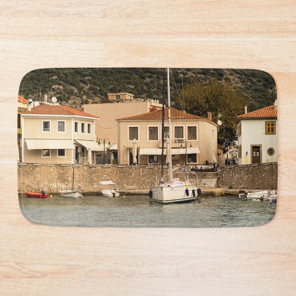 Item preview, Sailboat in Nafpaktos Fortress designed and sold by KensLensDesigns.