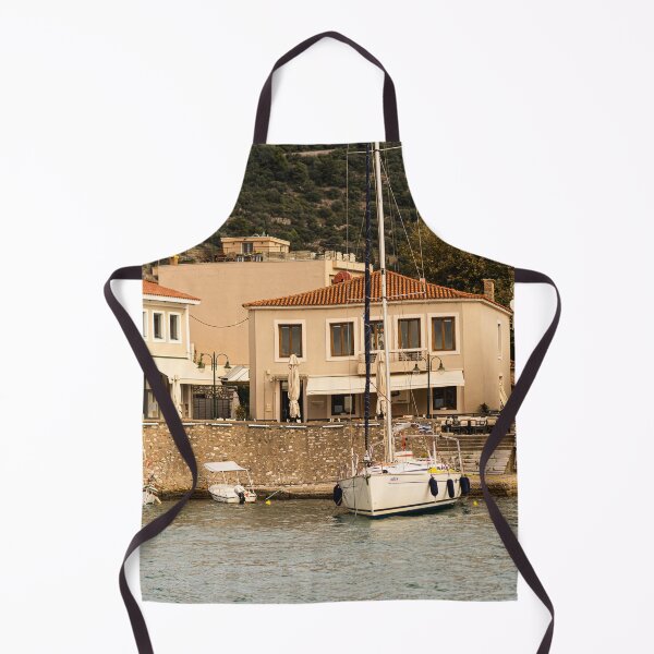 Item preview, Sailboat in Nafpaktos Fortress designed and sold by KensLensDesigns.