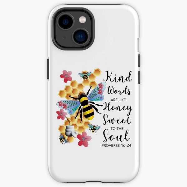 Porta móvil abeja piel liso