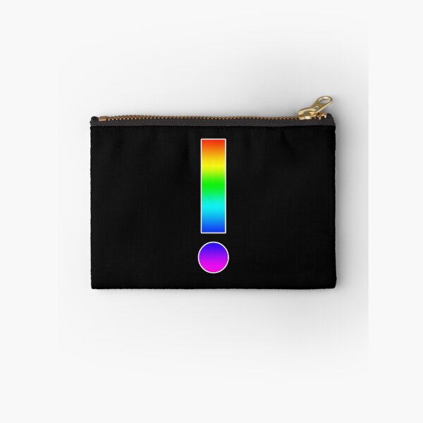Item preview, The Exclamation Point (!) - Monogram in Rainbow Gradient designed and sold by Bumblefuzzies.